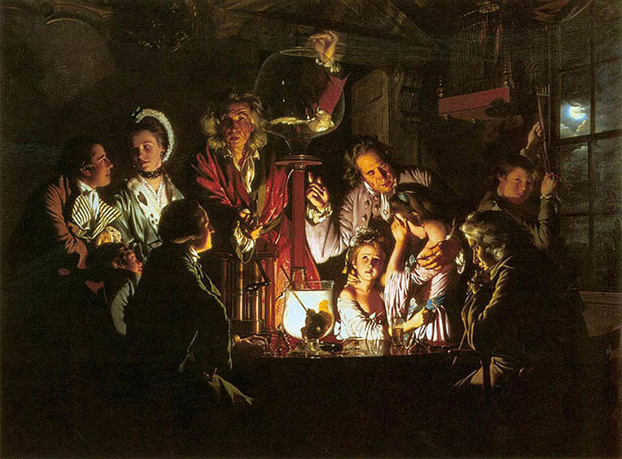 Experiment ona Bird in the Air Pump